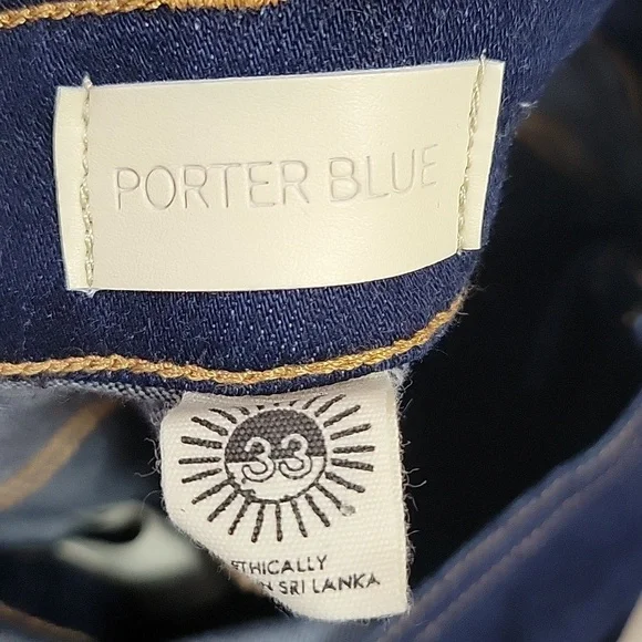 Porter Blue Organic Cotton Bonnie Bibb Classic Blue Denim Overalls - Picture 9 of 13